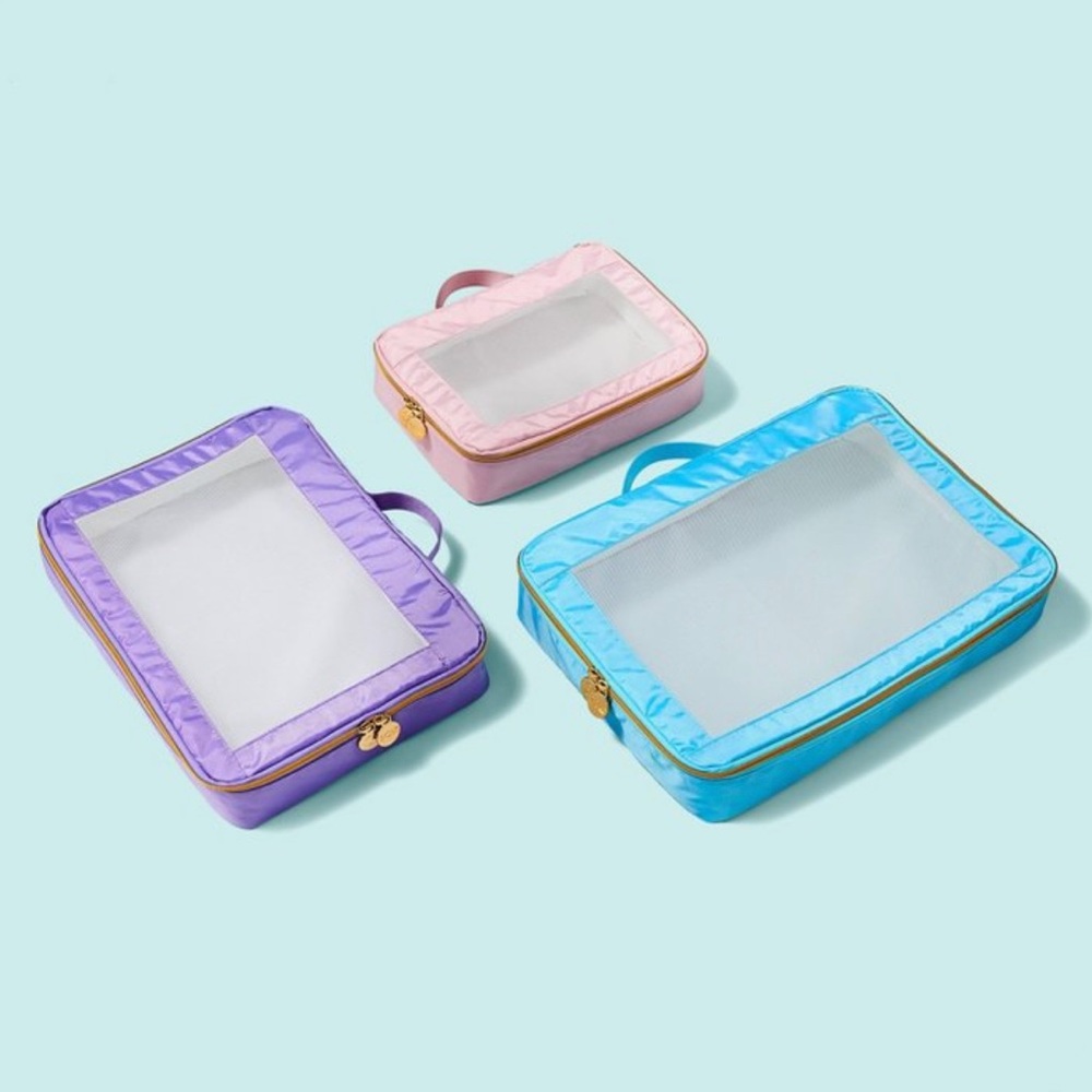 3 pc. Packing Cube Set (Blue/Purple/Lt. Pink)- Stoney Clover Lane x Target